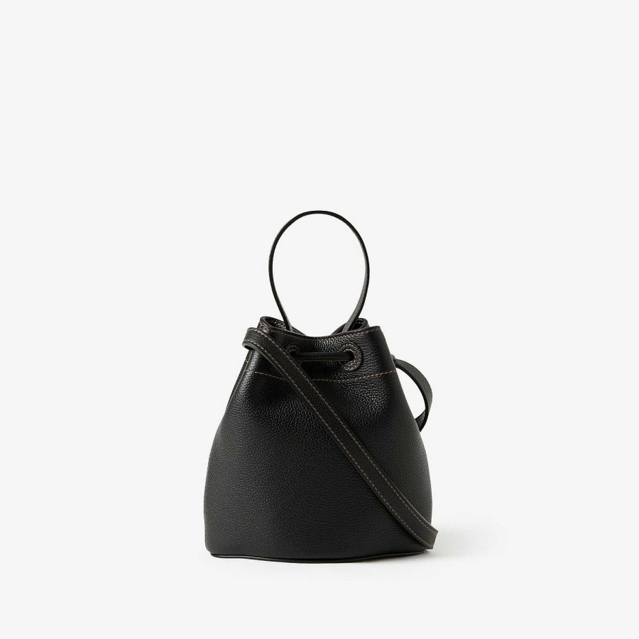 Kobiety Burberry Mini|Crossbody | Torba typu Bucket Mini Tb Czarny