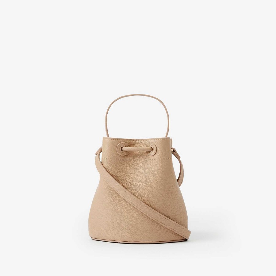 Kobiety Burberry Mini|Crossbody | Torba typu Bucket Mini Tb Owsiany beż