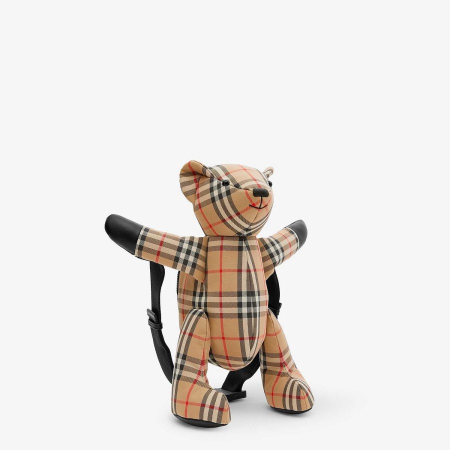 Dzieci Burberry Torby | Sprawdź torbę na pasek Thomas Bear Archiwalny beż