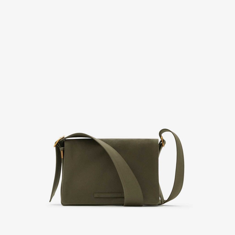 Mężczyźni|Kobiety Burberry Crossbody | Torba | Trenczowa torba na ramię Oliwa