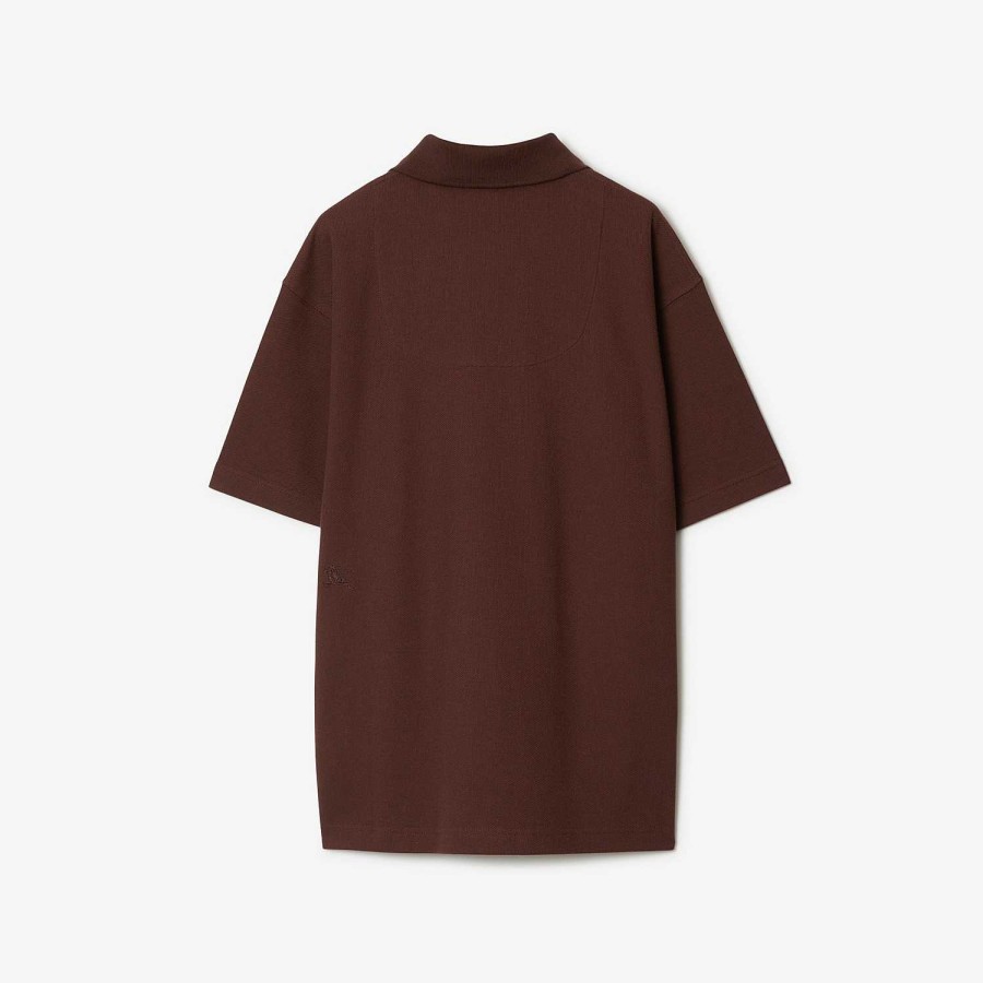 Mężczyźni Burberry Koszulki polo i T-shirty | Bawełniana koszulka polo Melasa